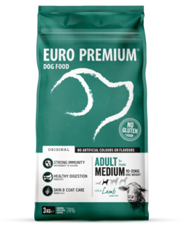 EURO-PREMIUM-ADULT-MEDIUM-LAMBRICE 3kg