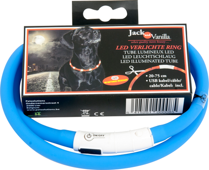 Jack &amp; Vanilla LED Halsband - Blauw