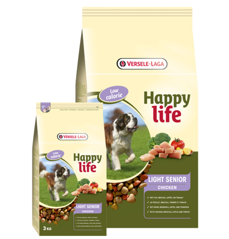 Happy Life Light/Senior - Hondenvoer - 15kg