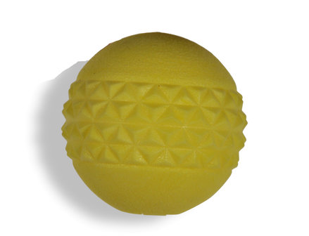 SPEELGOED HOND TPR BAL YELLOW VANILLA 6,4CM