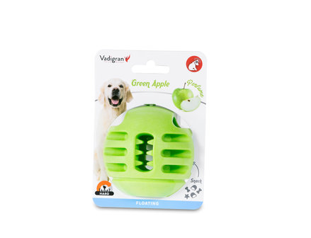 SPEELGOED HOND TPR BAL GREEN APPLE 8CM