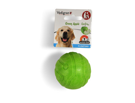 SPEELGOED HOND TPR BAL GREEN APPLE 6,4CM