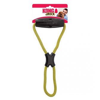 Kong jaxx infinity tug Zwart/geel L 