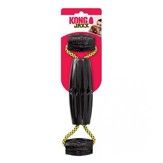 Kong jaxx triple barrel Zwart/geel L