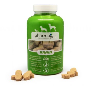 Pharmapet Brain 235gr (ca. 180stuks/flacon)