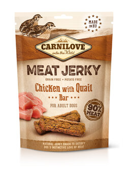 Carnilove Jerky - Chicken with Quail Bar 100g
