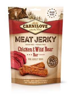 Carnilove Jerky - Chicken &amp; Wild Boar Bar 100g