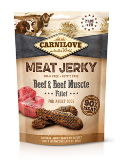 Carnilove Jerky - Beef &amp; Beef Muscle Fillet 100g
