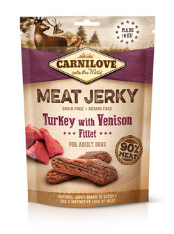 Carnilove Jerky - Turkey with Venison Fillet 100g