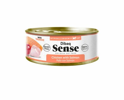 Dibaq Sense Kat Natvoer Chicken with Salmon 70g