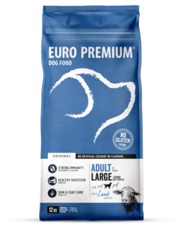 EURO PREMIUM ADULT LARGE LAMB&amp;RICE 12 KG