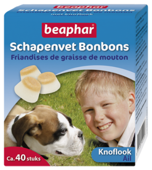 Schapenvet Bonbons Knoflook 40st