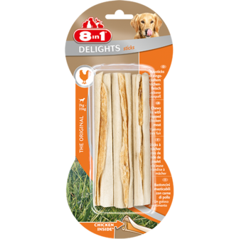 8in1 Delights Chicken Sticks - 3st 