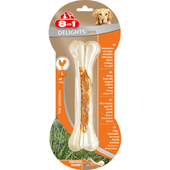 8IN1 Delights Chicken Bone Strong L - 1st