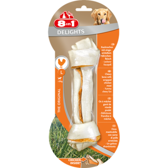 8IN1 Delights Chicken Bone L - 1st 