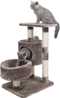 Jack &amp; Vanilla Cat Tree Claire - Bruin - 40x50x70cm - Krabpaal