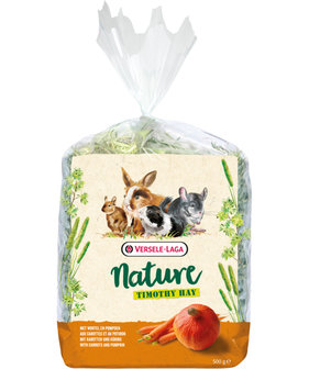 Versele-Laga Nature Timothy Hay met wortel en pompoen 500gr