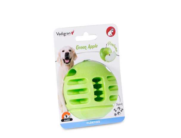 SPEELGOED HOND TPR BAL GREEN APPLE 8CM