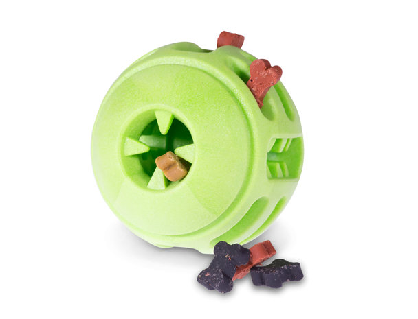 SPEELGOED HOND TPR BAL GREEN APPLE 8CMPR BAL GREEN APPLE 8CM