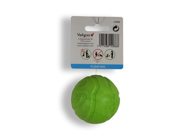 SPEELGOED HOND TPR BAL GREEN APPLE 6,4CM