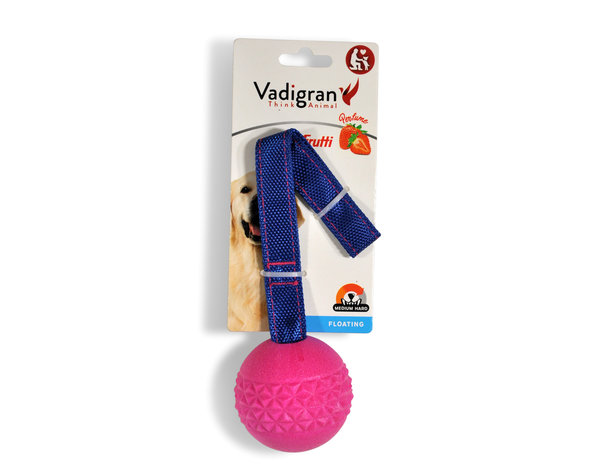 SPEELGOED HOND TPR BAL TOUW RED FRUTTI 6,3CM
