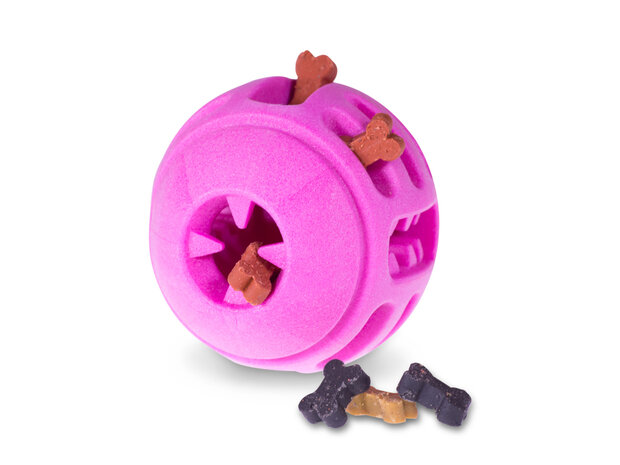 SPEELGOED HOND TPR BAL RED FRUTTI 8CM