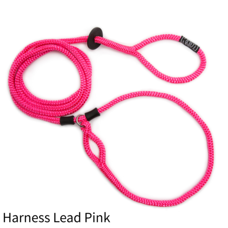 Harness Lead Pink anti trek / anti ontsnap systeem