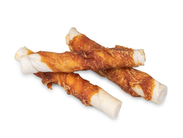 Butcher Chciken Wrapped Stick 12cm - 150gr - LARGE