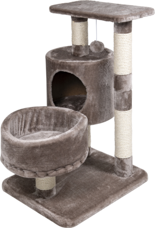 Jack & Vanilla Cat Tree Claire - Bruin - 40x50x70cm - Krabpaal