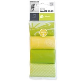 M-PETS dog waste bags lemon 4x15stuks - hondenpoepzakjes