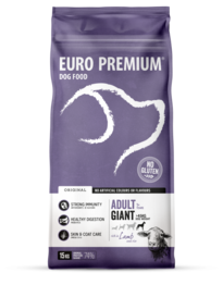 EURO PREMIUM ADULT GIANT LAMB&RICE 15 KG