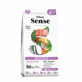 Dibaq Sense Grain Free Kat Delicious Fish & Turkey 1,5kg