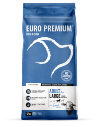 EURO PREMIUM ADULT LARGE LAMB&RICE 12 KG