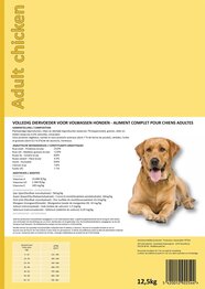 MegaPet - ADULT kip - hondenvoer - 12,5kg