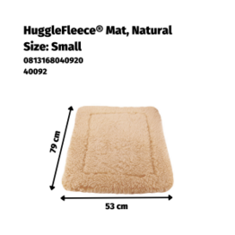 HuggleHounds mat natural small 53x79cm