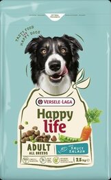 Versele-Laga Happy Life Adult met Zalm - Hondenvoer - 12,5kg
