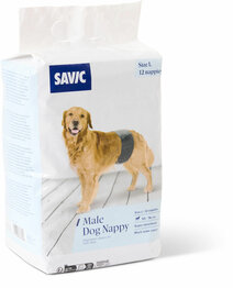 Savic male dog nappy L - 12st - 53-76cm