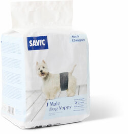 Savic male dog nappy S - 12st - 26-40cm