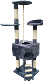Jack & Vanilla Cat Tree Nala Grey - Krabpaal