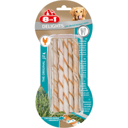 8in1 Delights Pro Dental Twisted Sticks XS - 10st